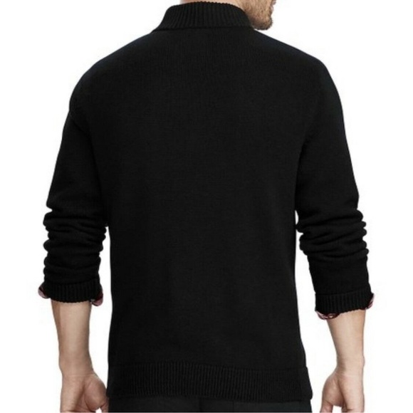 CHAPS Fairisle Polar Bear Mock Neck Sports Sweater XL - Picture 2 of 5